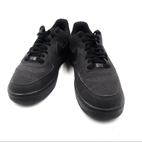 Nike | Shoes | 23 Nike Air Force 1 Black Af1 82 Low Top | Poshmark